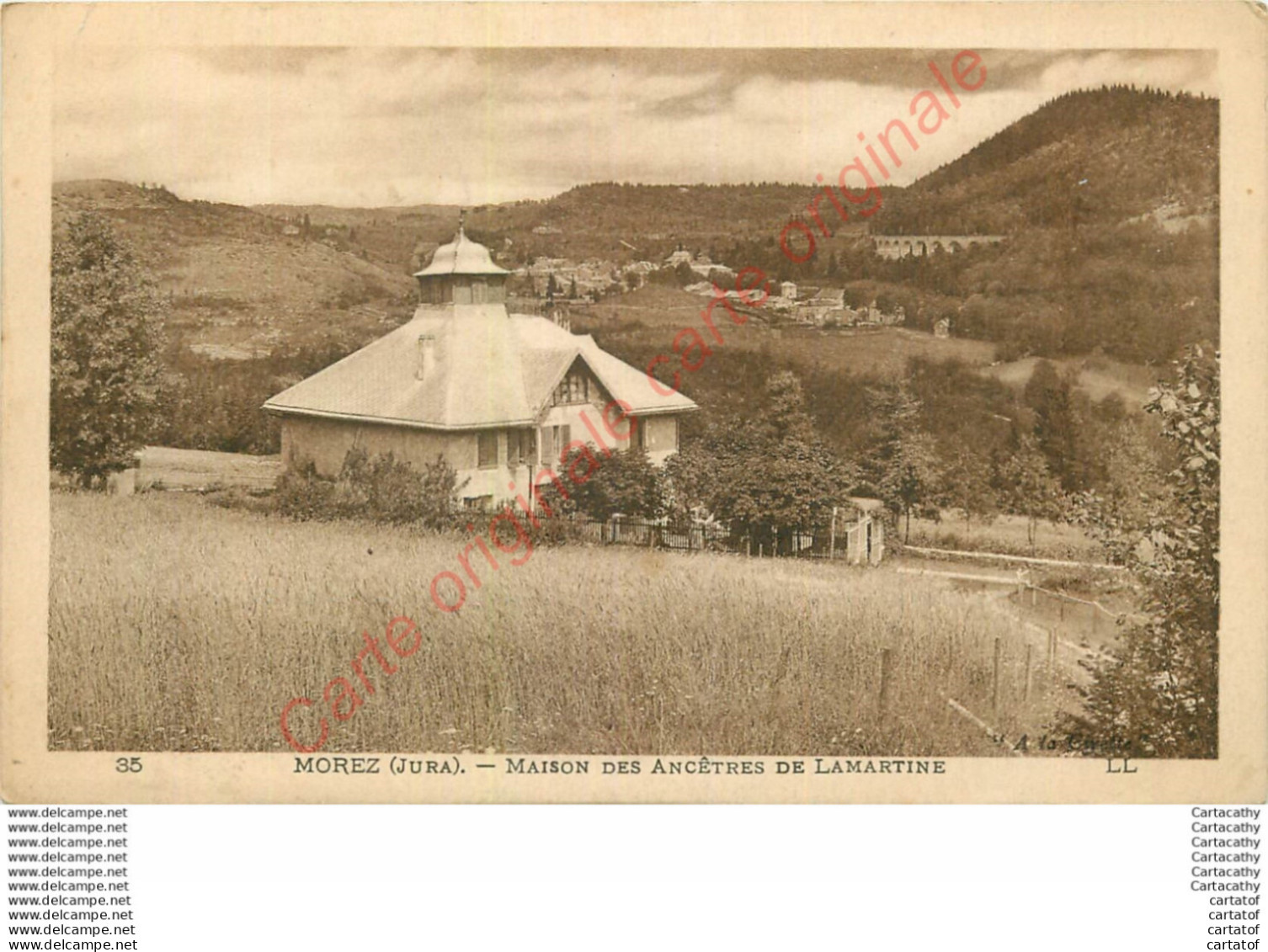 39.  MOREZ .  Maison Des Ancêtres De Lamartine . - Morez