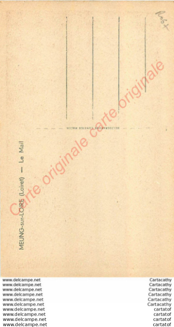 45.  MEUNG SUR LOIRE .  Le Mail . - Autres & Non Classés