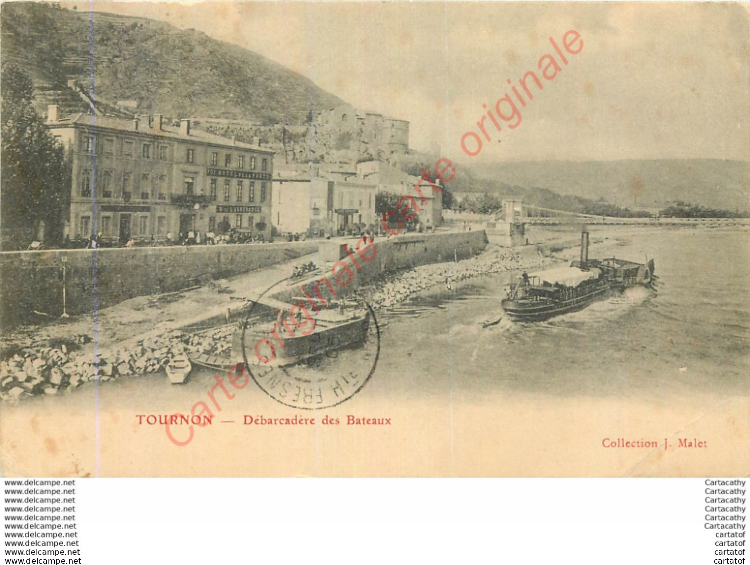 07.  TOURNON .  Débarcadère Des Bateaux . - Tournon