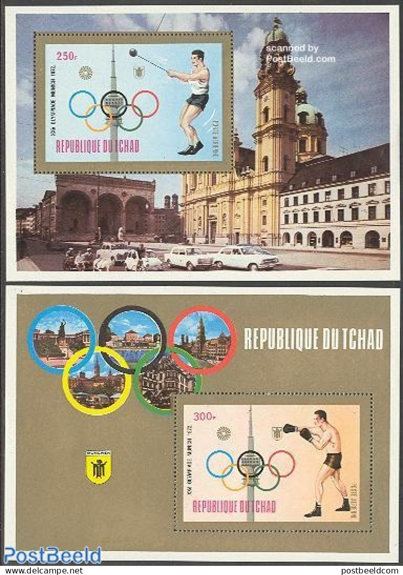 Chad 1972 Olympic Games 2 S/s, Mint NH, Sport - Boxing - Olympic Games - Sonstige & Ohne Zuordnung