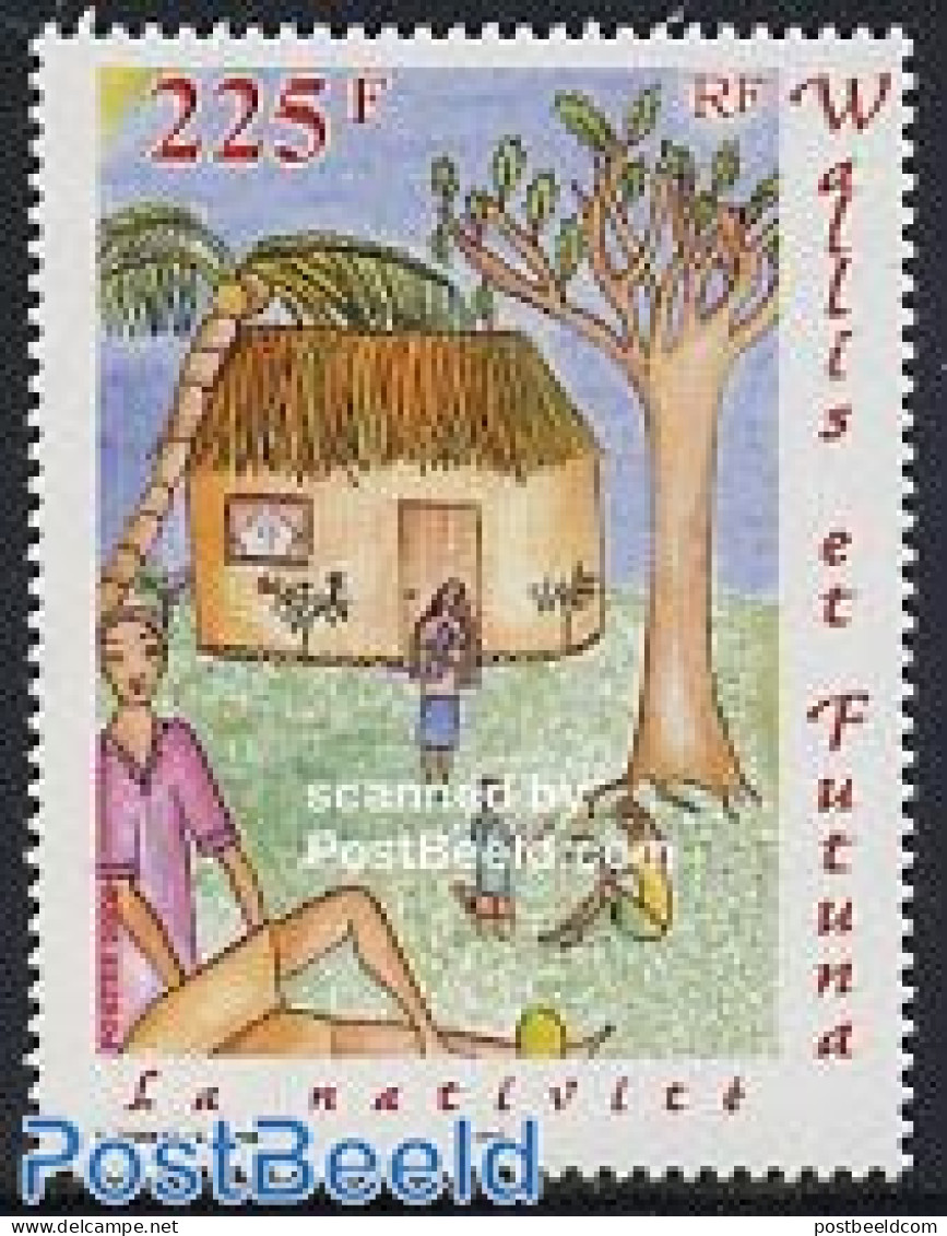 Wallis & Futuna 2000 Christmas 1v, Mint NH, Religion - Christmas - Navidad