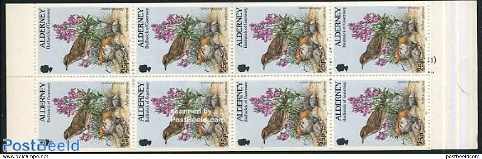 Alderney 1997 Birds Booklet, Mint NH, Nature - Birds - Flowers & Plants - Stamp Booklets - Ohne Zuordnung