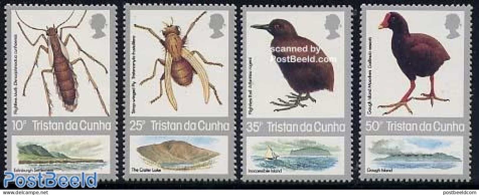 Tristan Da Cunha 1987 Animals & Landscapes 4v, Mint NH, Nature - Birds - Insects - Tristan Da Cunha