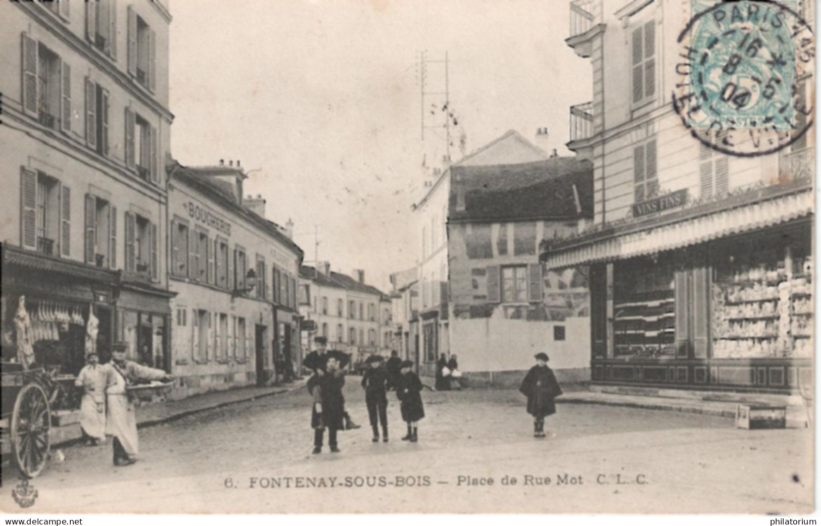 94  FONTENAY Sous BOIS   Place De Rue Mot - Fontenay Sous Bois