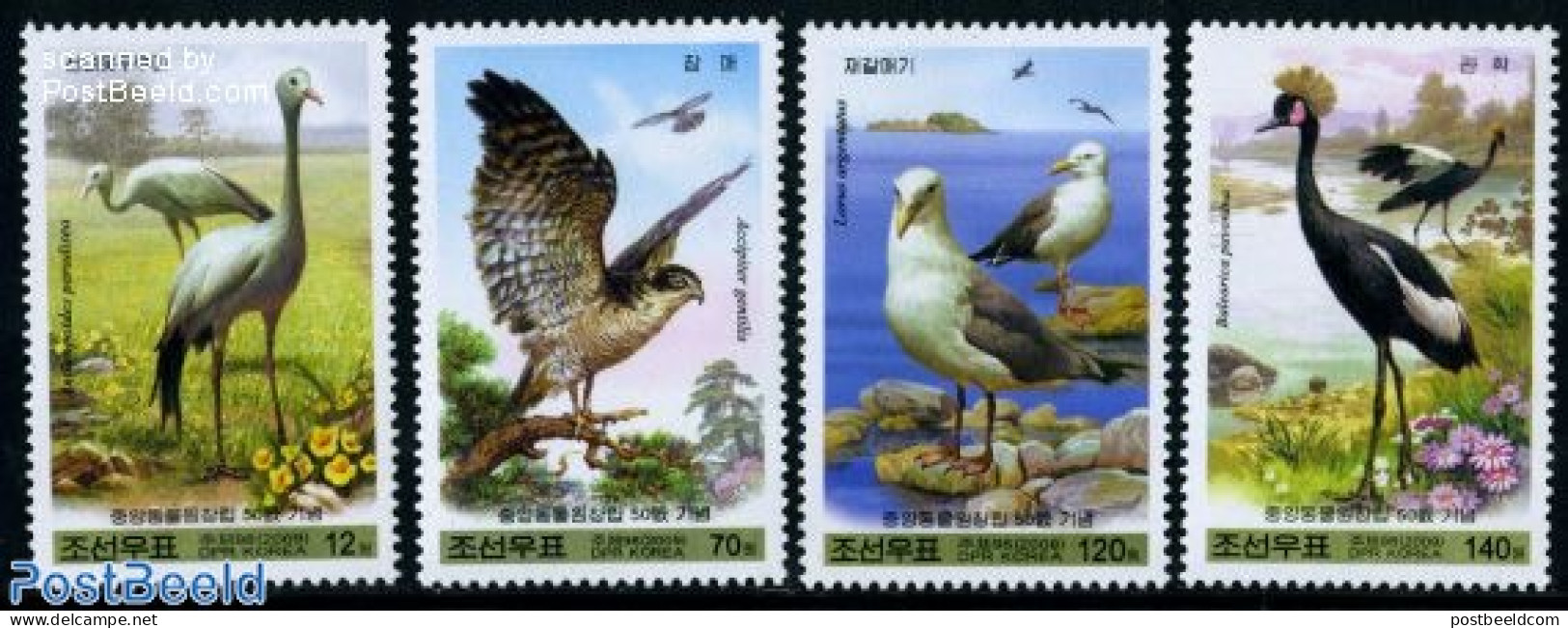 Korea, North 2009 Central Zoo, Birds 4v, Mint NH, Nature - Birds - Birds Of Prey - Corée Du Nord