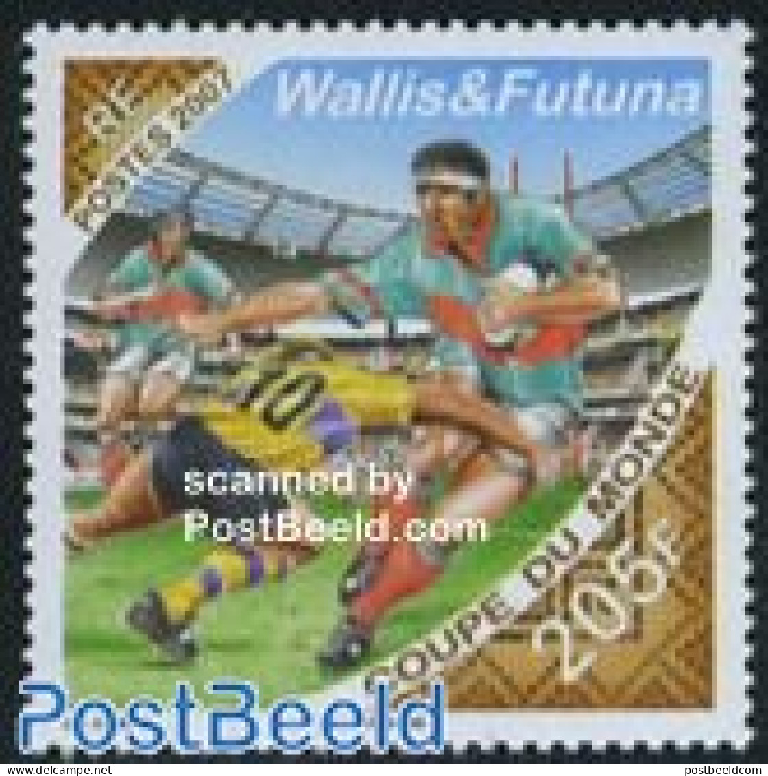Wallis & Futuna 2007 World Cup Rugby France 1v, Mint NH, Sport - Rugby - Sport (other And Mixed) - Rugby