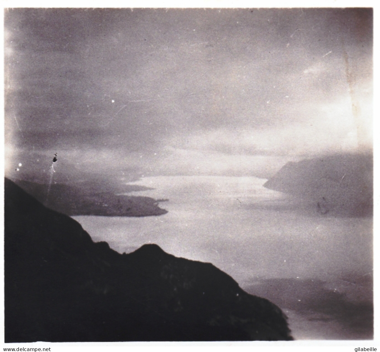  Photo Originale - 1927 - La Chambotte - Vue Sur Le Lac Du Bourget - Aix Les Bains ( Haute Savoie )  - Orte