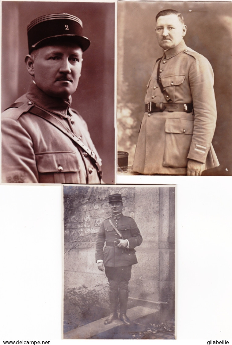 Photo Originale -lot Photos -  1923 -  TRIER - TREVES - Militaria - Militaires En Zone Occupation Francaise En Allemagne - Guerre, Militaire