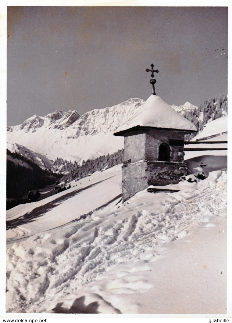 Photo Originale - Religion - Oratoire Sous La Neige  - Orte