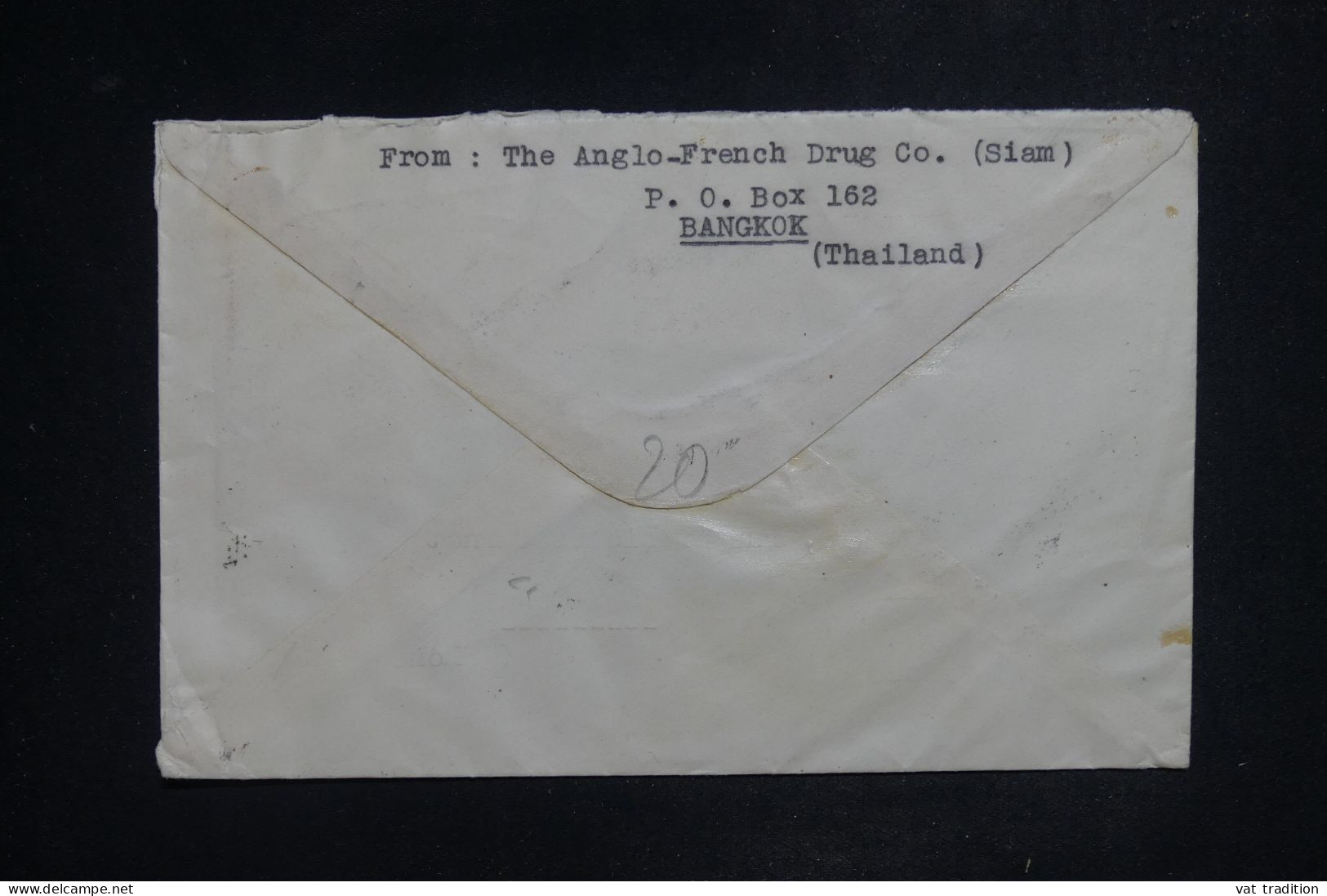 THAÏLLANDE - Lettre Par Avion > France - 1949 - A 2899 - Thaïlande