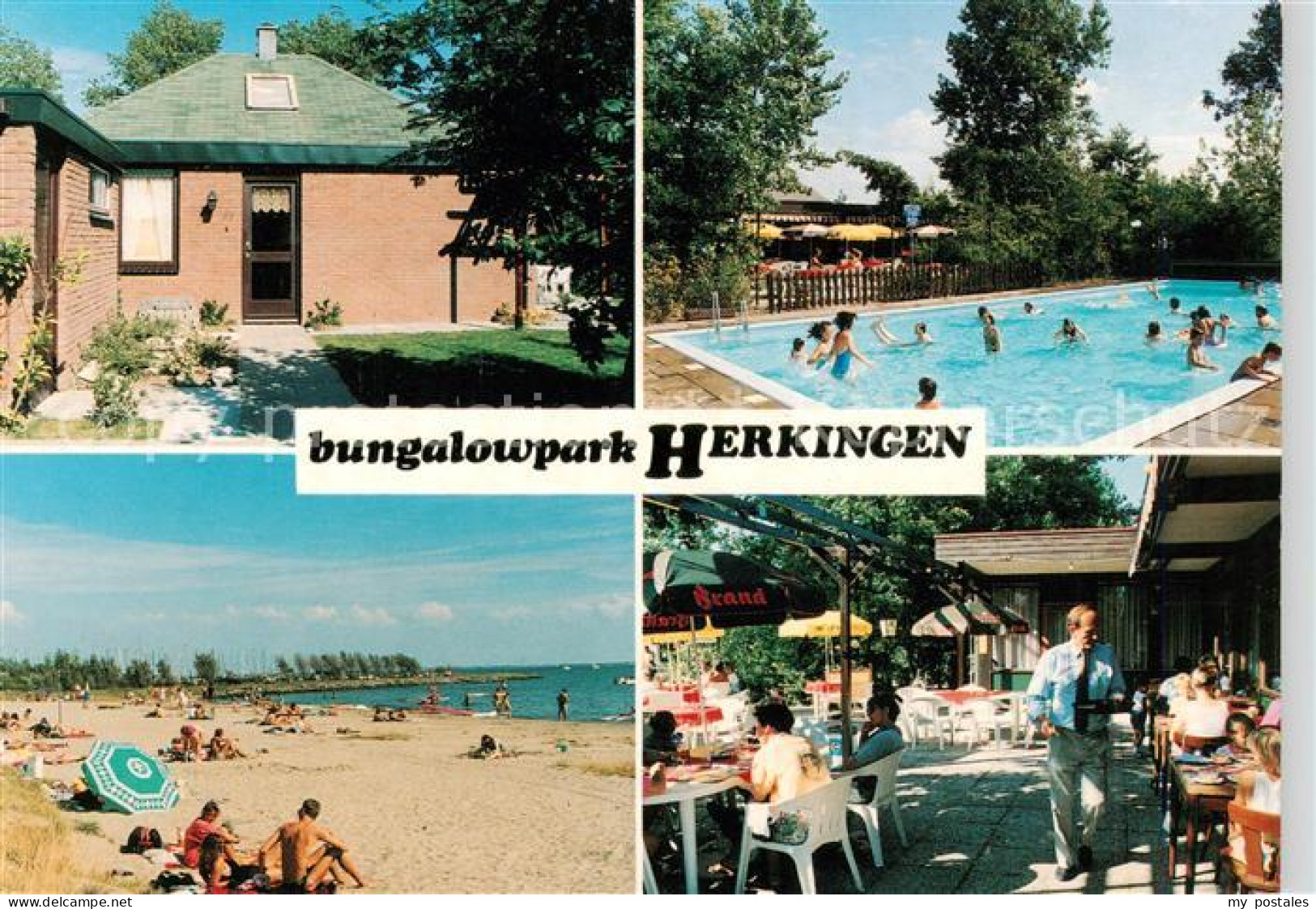 73855908 Herkingen Bungalowpark Herkingen Freibad Strand Terrasse Herkingen - Sonstige & Ohne Zuordnung