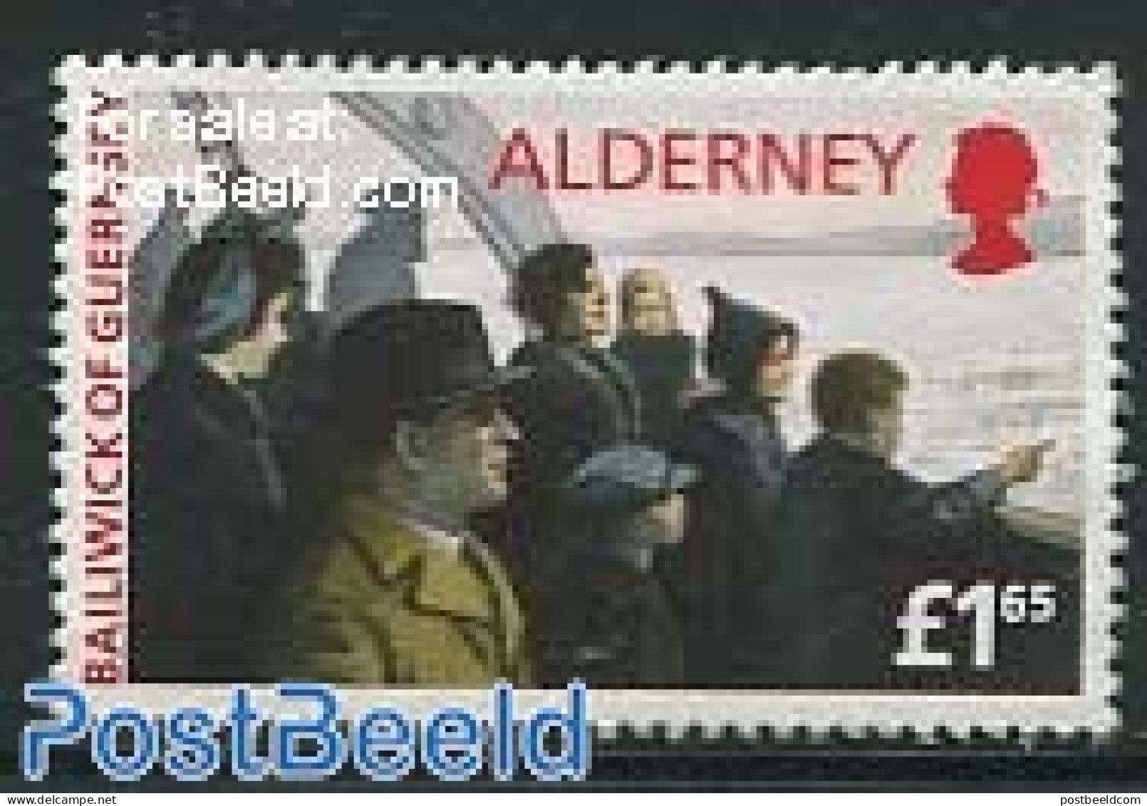 Alderney 1995 Return Of Inhabitants 1v (from S/s), Mint NH, History - Transport - World War II - Ships And Boats - WW2