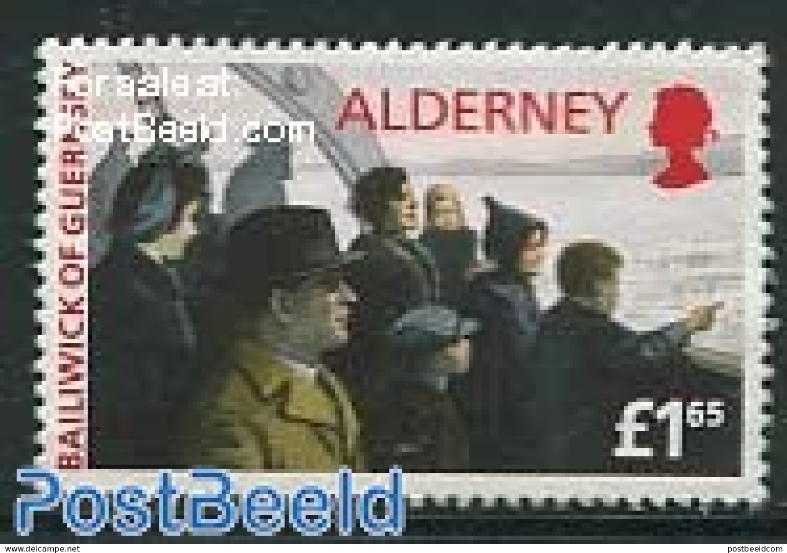 Alderney 1995 Return Of Inhabitants 1v (from S/s), Mint NH, History - Transport - World War II - Ships And Boats - Seconda Guerra Mondiale