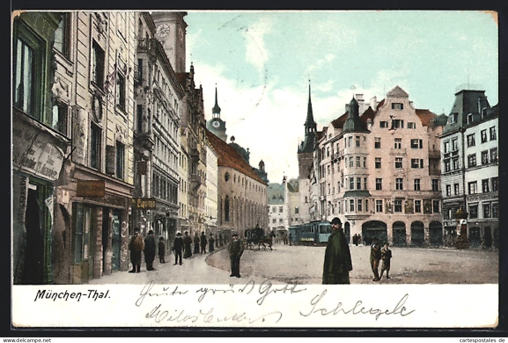 AK München, Strassenpartie Im Tal Mit Ladenzeile  - Muenchen