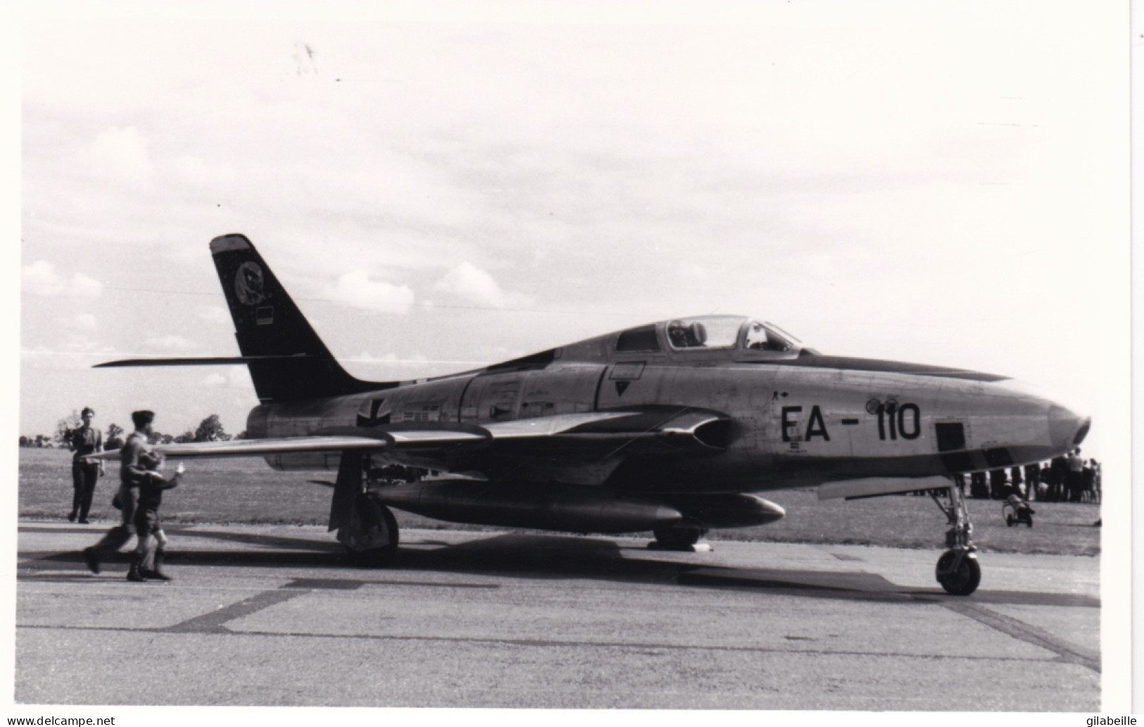 Photo Originale - Aviation - Militaria - Avion Republic F-84F Thunderstreak - Luftwaffe - Aviación