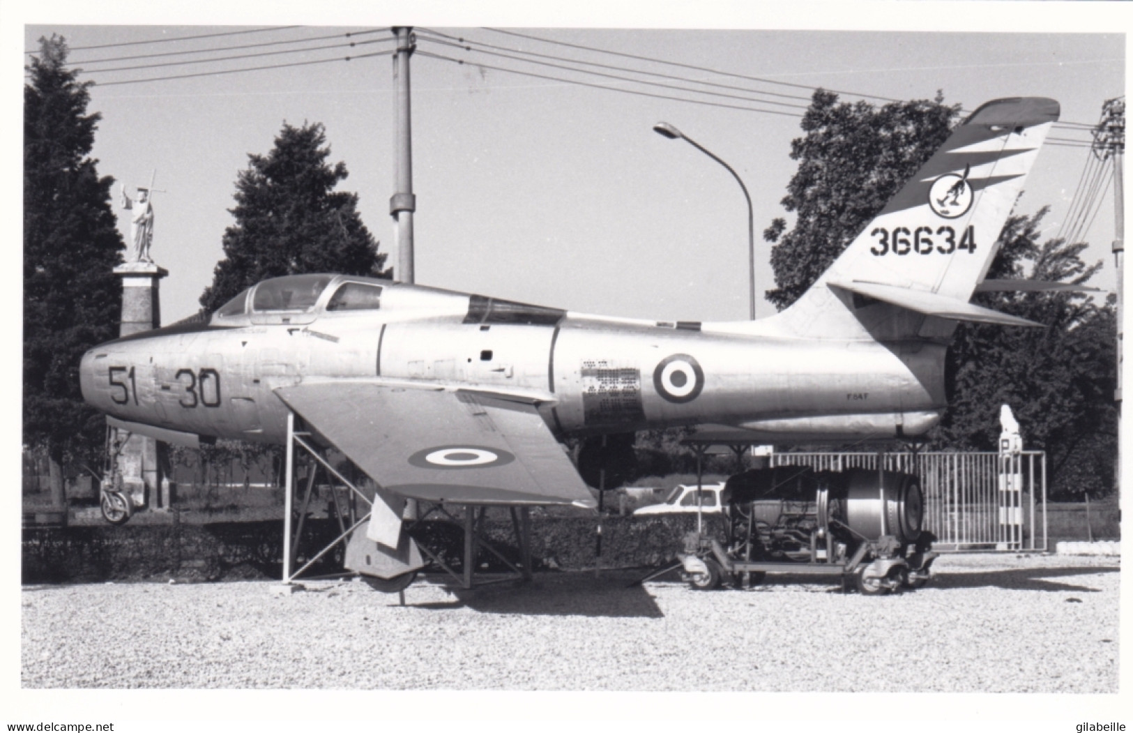 Photo Originale - Aviation - Militaria - Avion Republic F-84F Thunderstreak  - Aviación