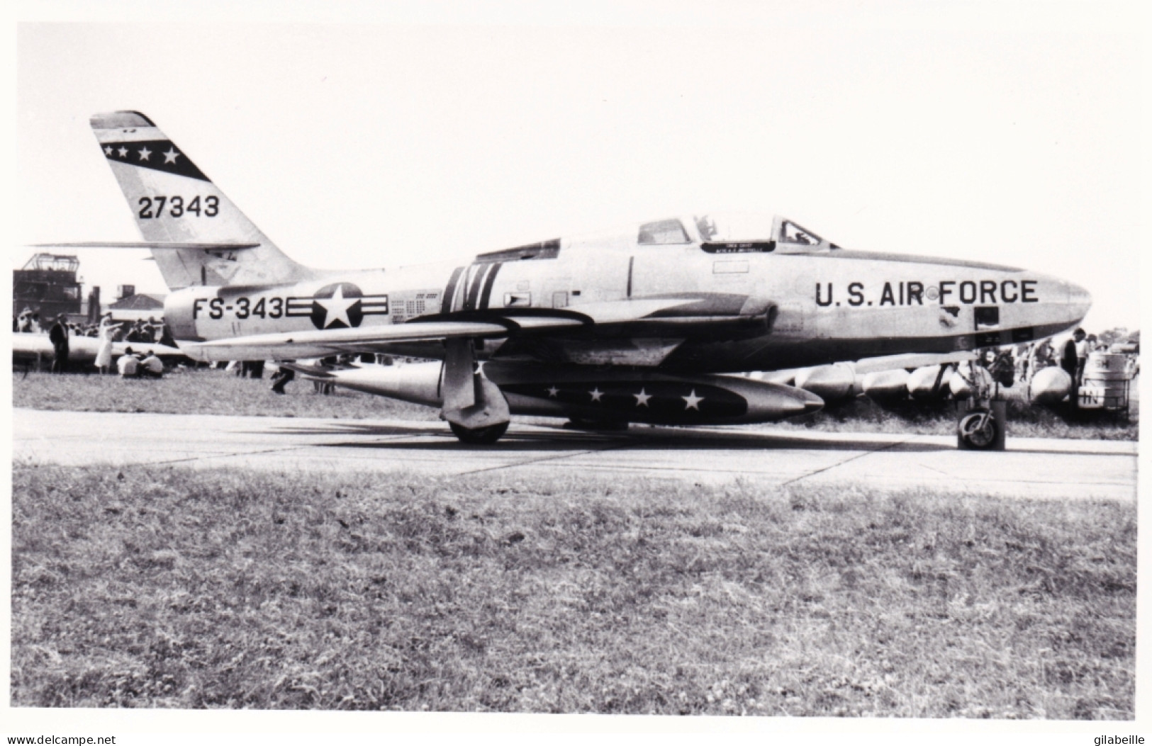 Photo Originale - Aviation - Militaria - Avion Republic F-84F Thunderstreak  - Luftfahrt