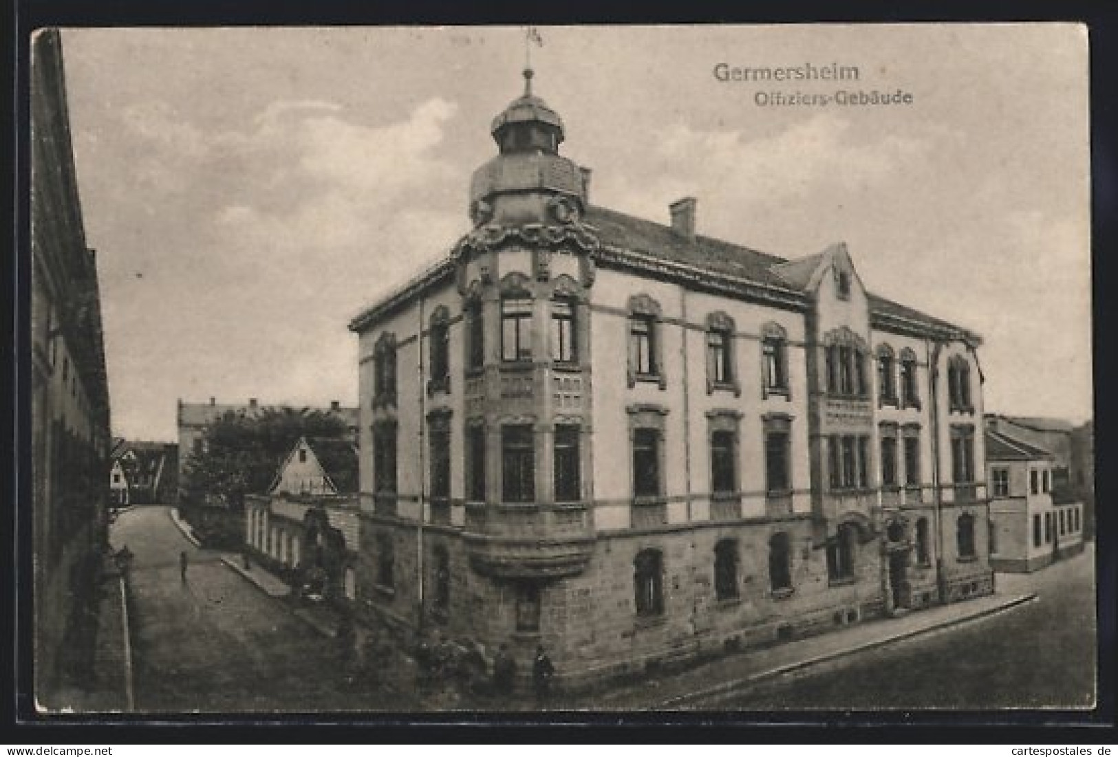 AK Germersheim, Offiziers-Gebäude Aus Der Vogelschau  - Germersheim