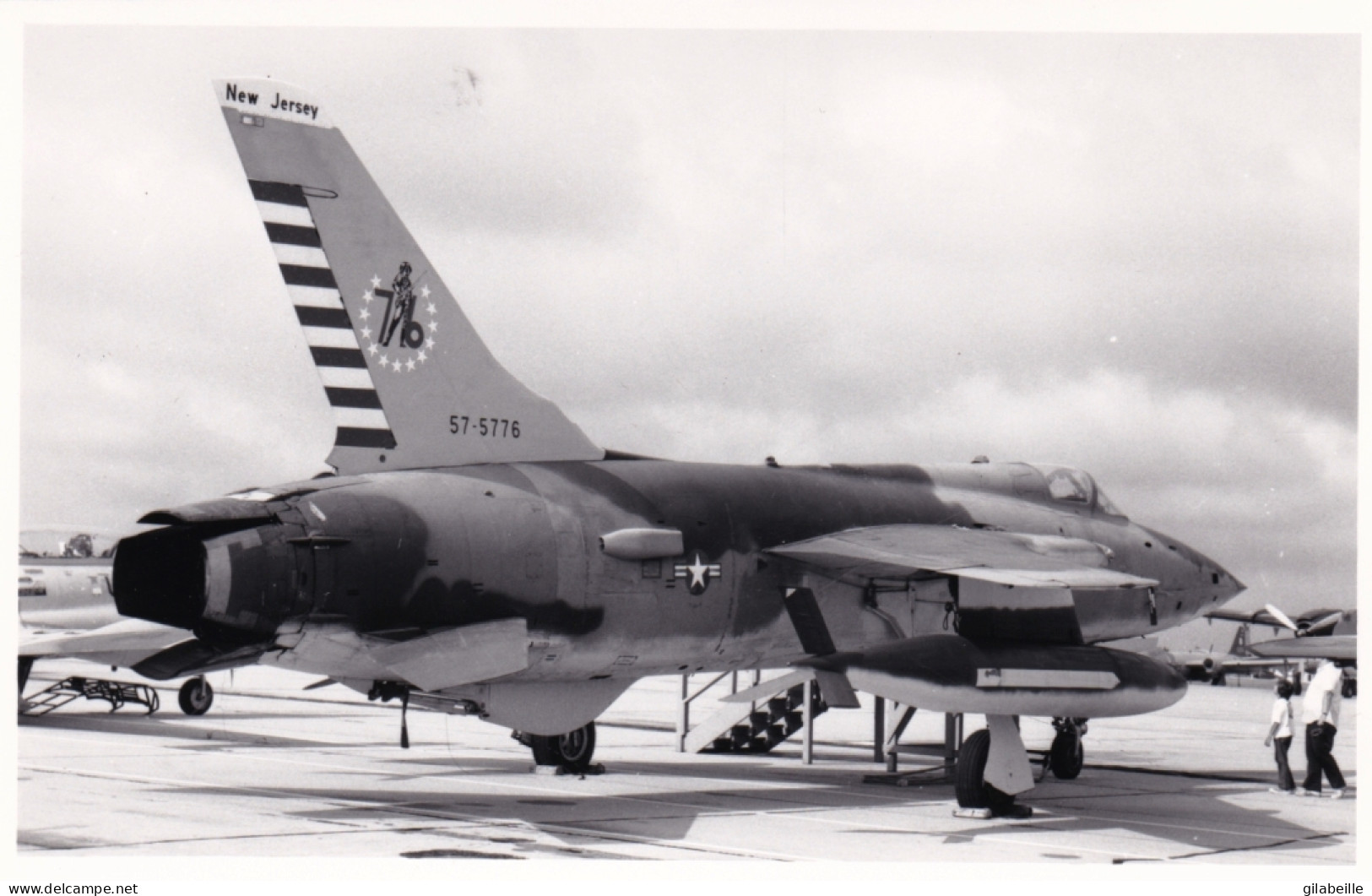 Photo Originale - Aviation - Militaria - Avion - Chasseur Bombardier - Republic F-105 Thunderchief - US Air Force - Aviación