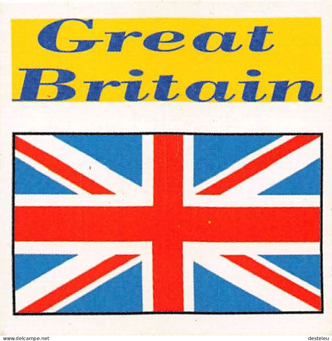 Flag Chromo - Great Britain - 5 X 5 Cm - Other & Unclassified