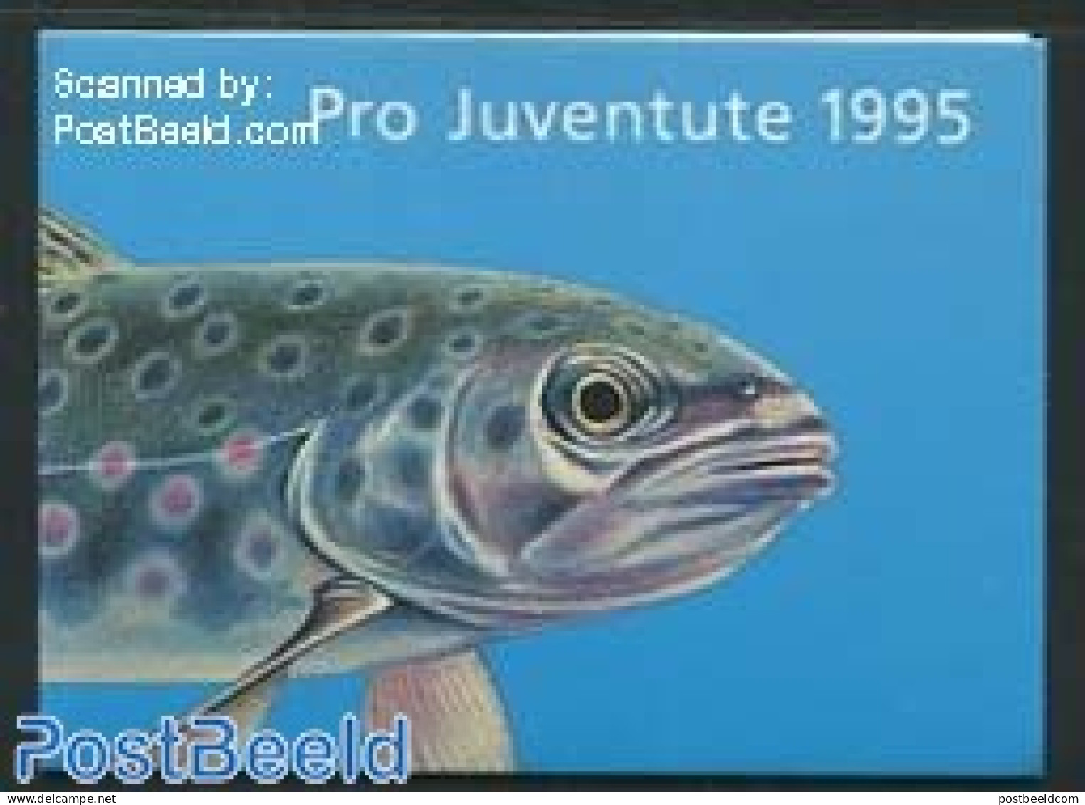 Switzerland 1995 Pro Juventute Booklet, Mint NH, Nature - Fish - Stamp Booklets - Ongebruikt
