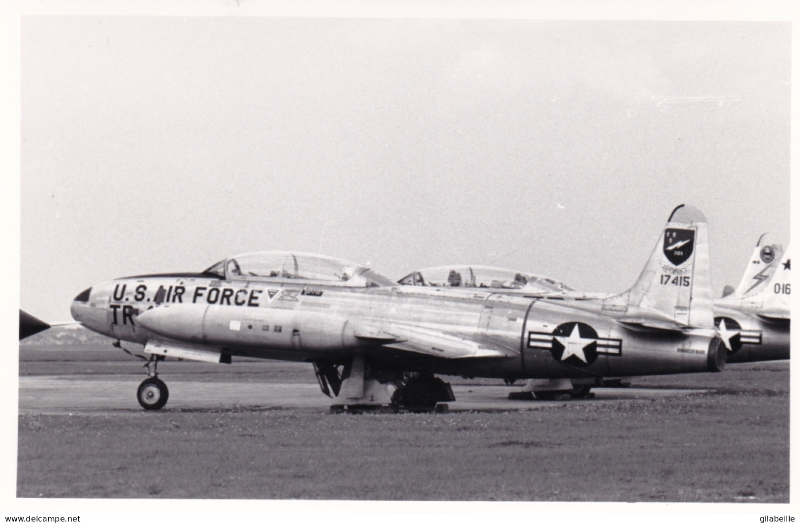 Photo Originale - Aviation - Militaria - Avion Lockheed T-33 Shooting Star - US AIR FORCE - Aviación