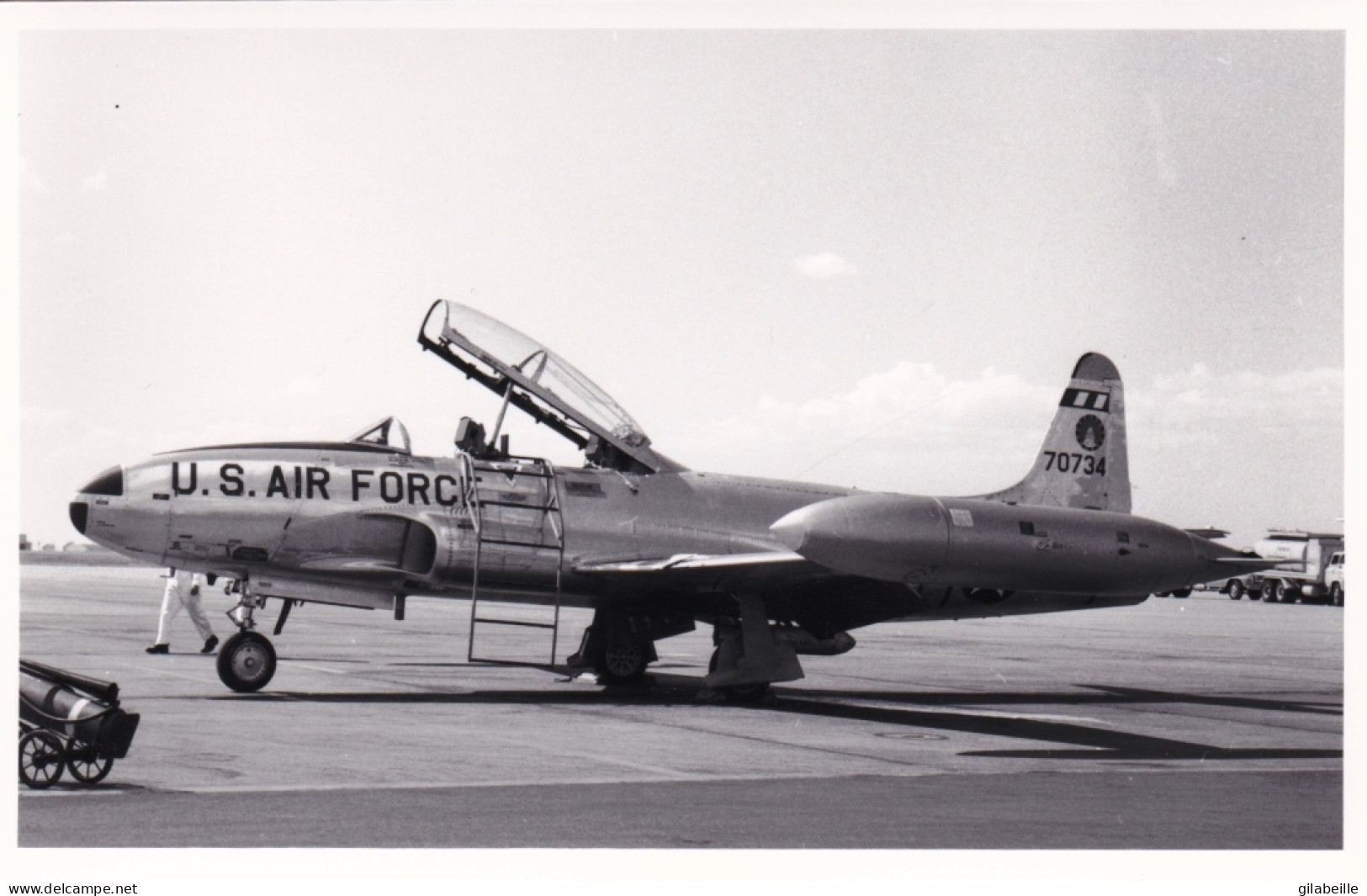 Photo Originale - Aviation - Militaria - Avion Lockheed T-33 Shooting Star - US AIR FORCE - Aviación