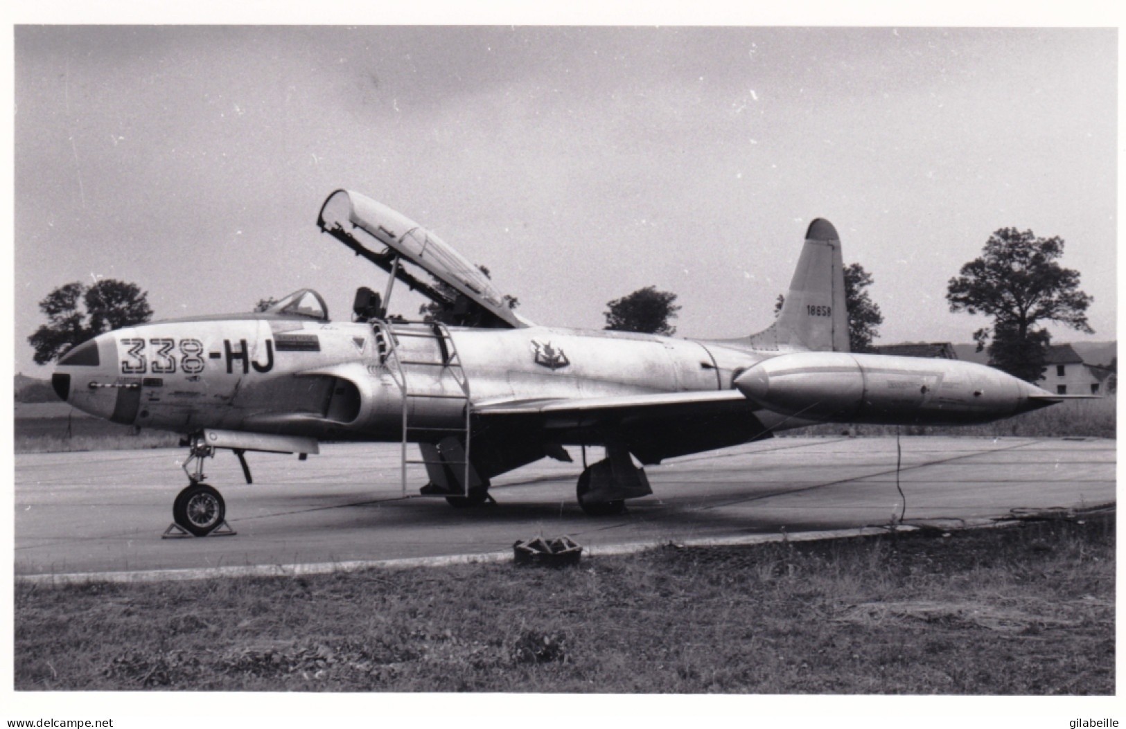 Photo Originale - Aviation - Militaria - Avion Lockheed T-33 Shooting Star - US AIR FORCE - Aviación