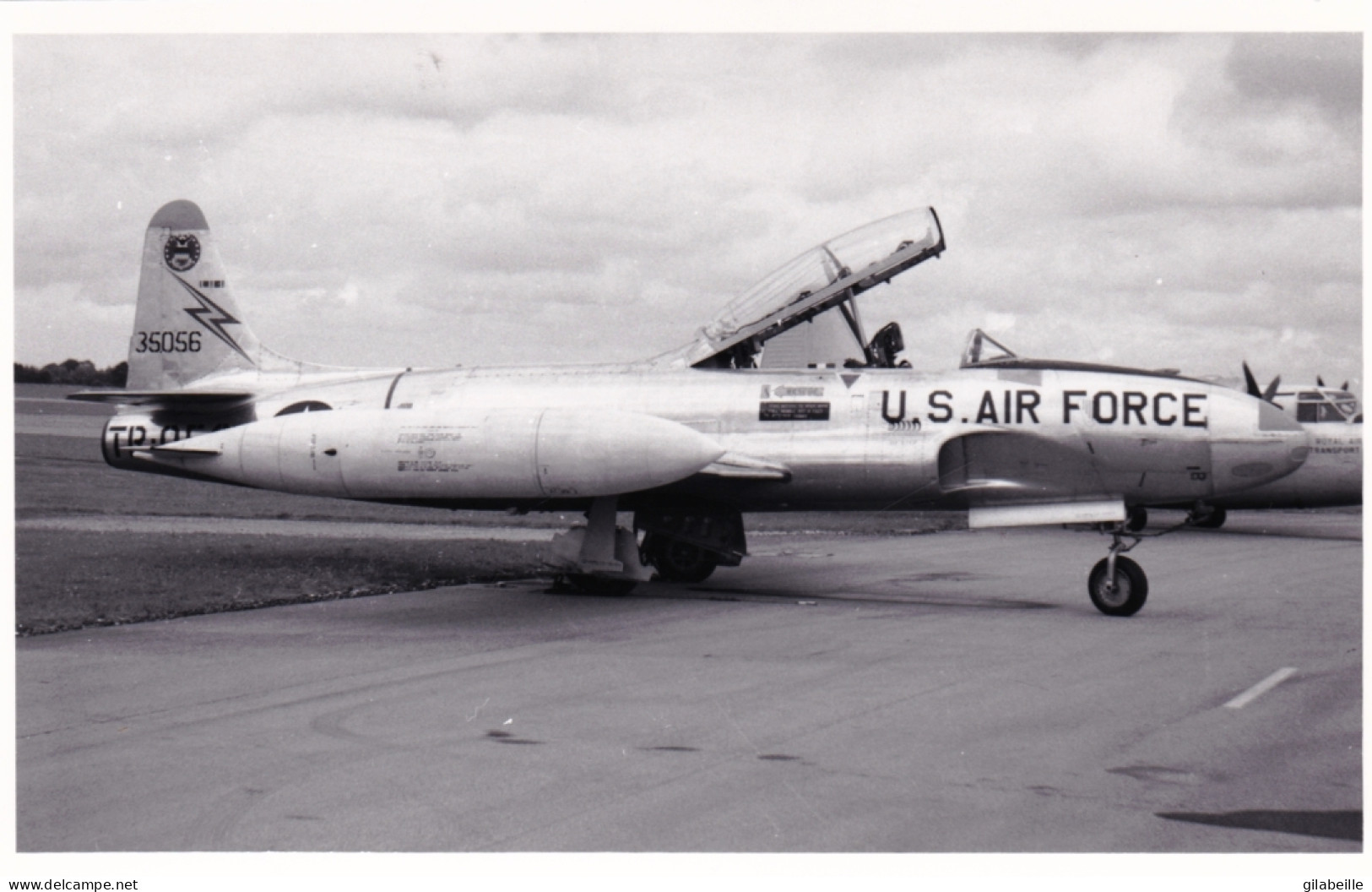 Photo Originale - Aviation - Militaria - Avion Lockheed T-33 Shooting Star - US AIR FORCE - Aviación