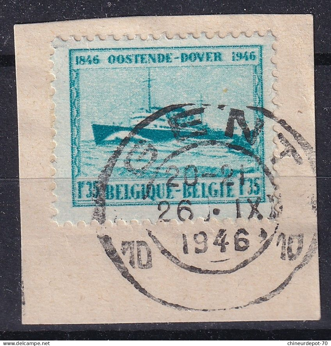 Timbres Oostende Cachet GENT 10 EN 1946 - Used Stamps