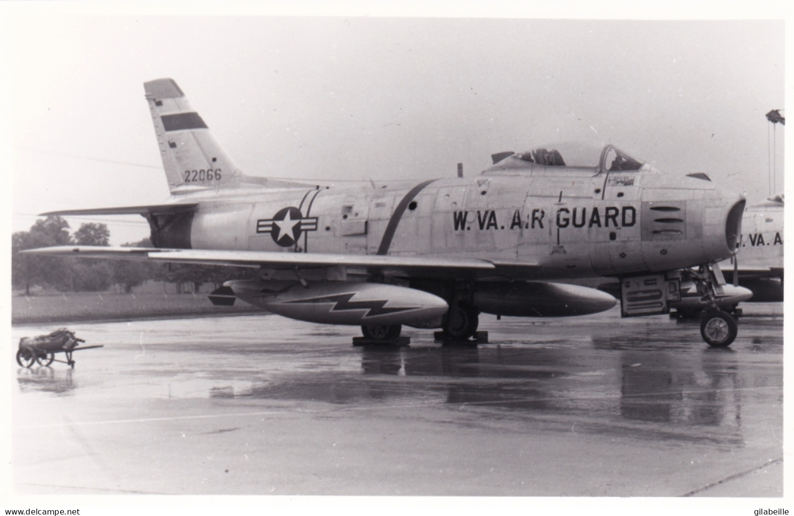 Photo Originale - Aviation - Militaria - Avion North American F-86 Sabre - Aviación