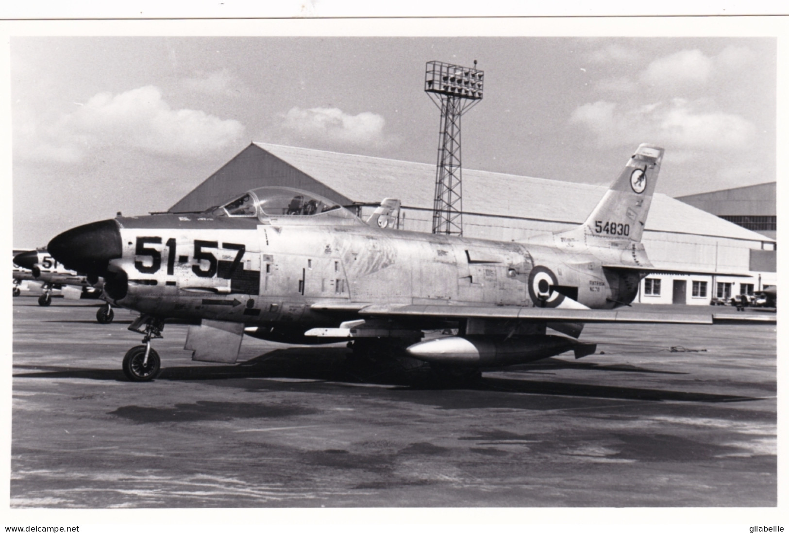 Photo Originale - Aviation - Militaria - Avion North American F-86 Sabre - Luftfahrt