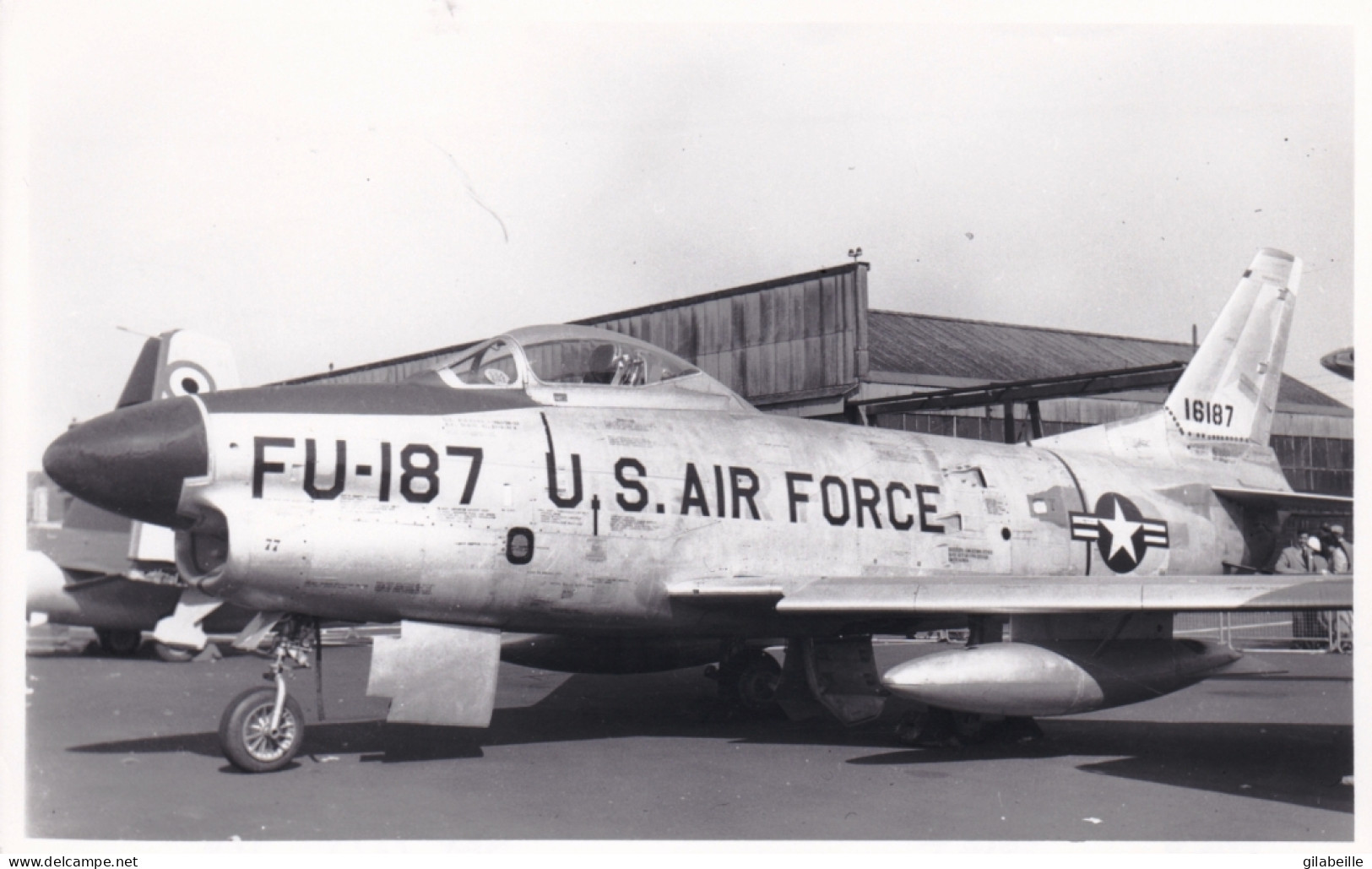 Photo Originale - Aviation - Militaria - Avion North American F-86 Sabre - US AIR FORCE - Aviación