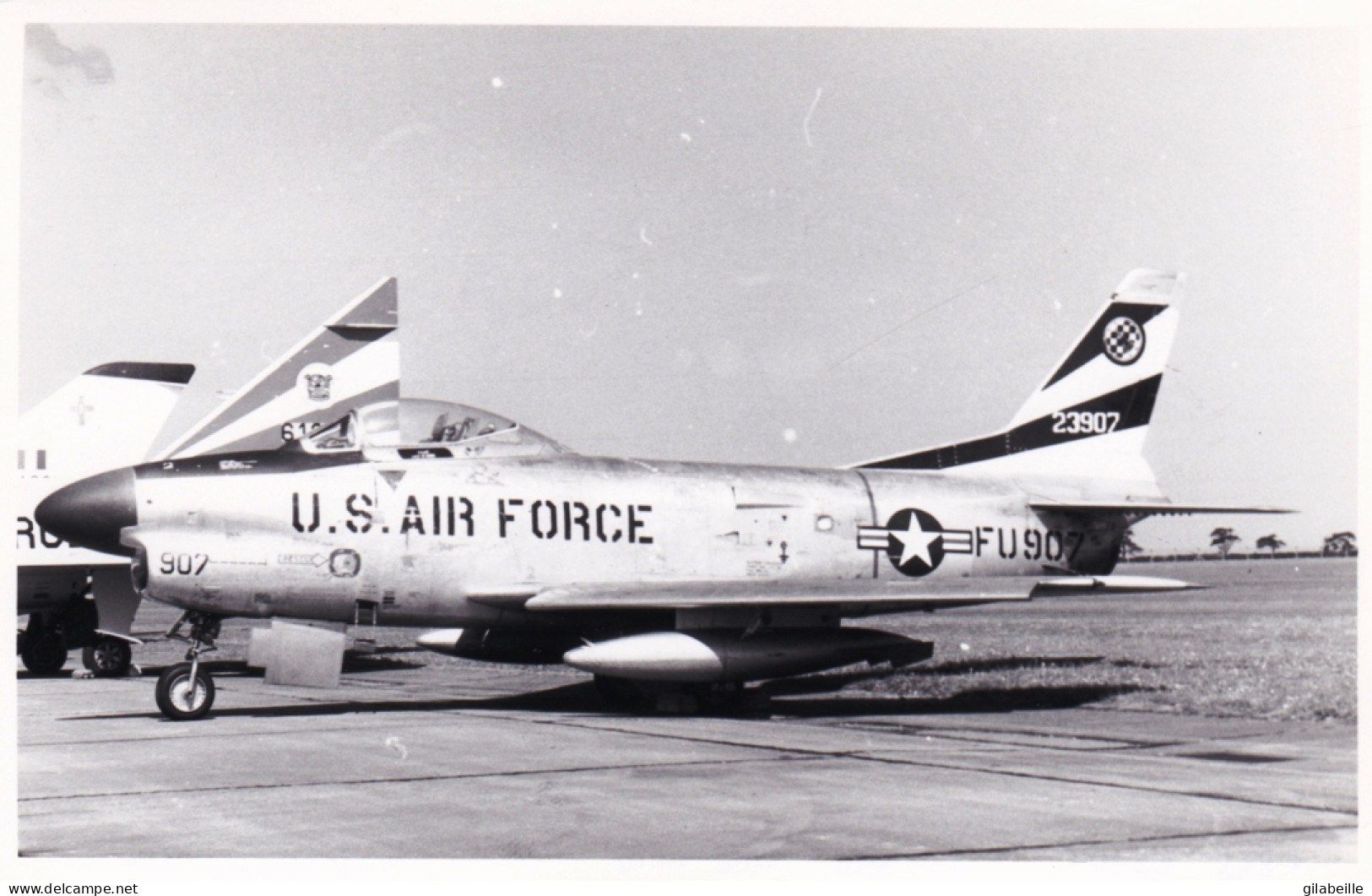 Photo Originale - Aviation - Militaria - Avion North American F-86 Sabre - US AIR FORCE - Aviación