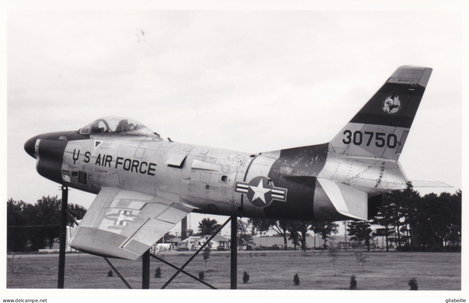 Photo Originale - Aviation - Militaria - Avion North American F-86 Sabre - US AIR FORCE - Aviación