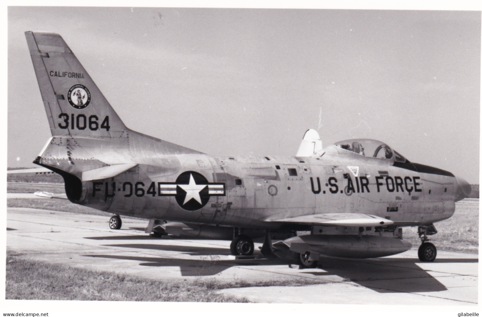 Photo Originale - Aviation - Militaria - Avion North American F-86D Sabre - US AIR FORCE - Luftfahrt
