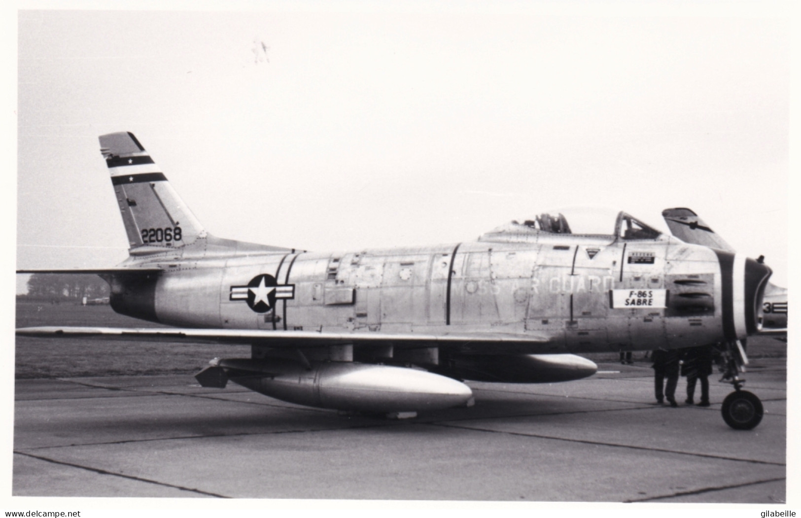 Photo Originale - Aviation - Militaria - Avion North American F-86 Sabre  - Aviación