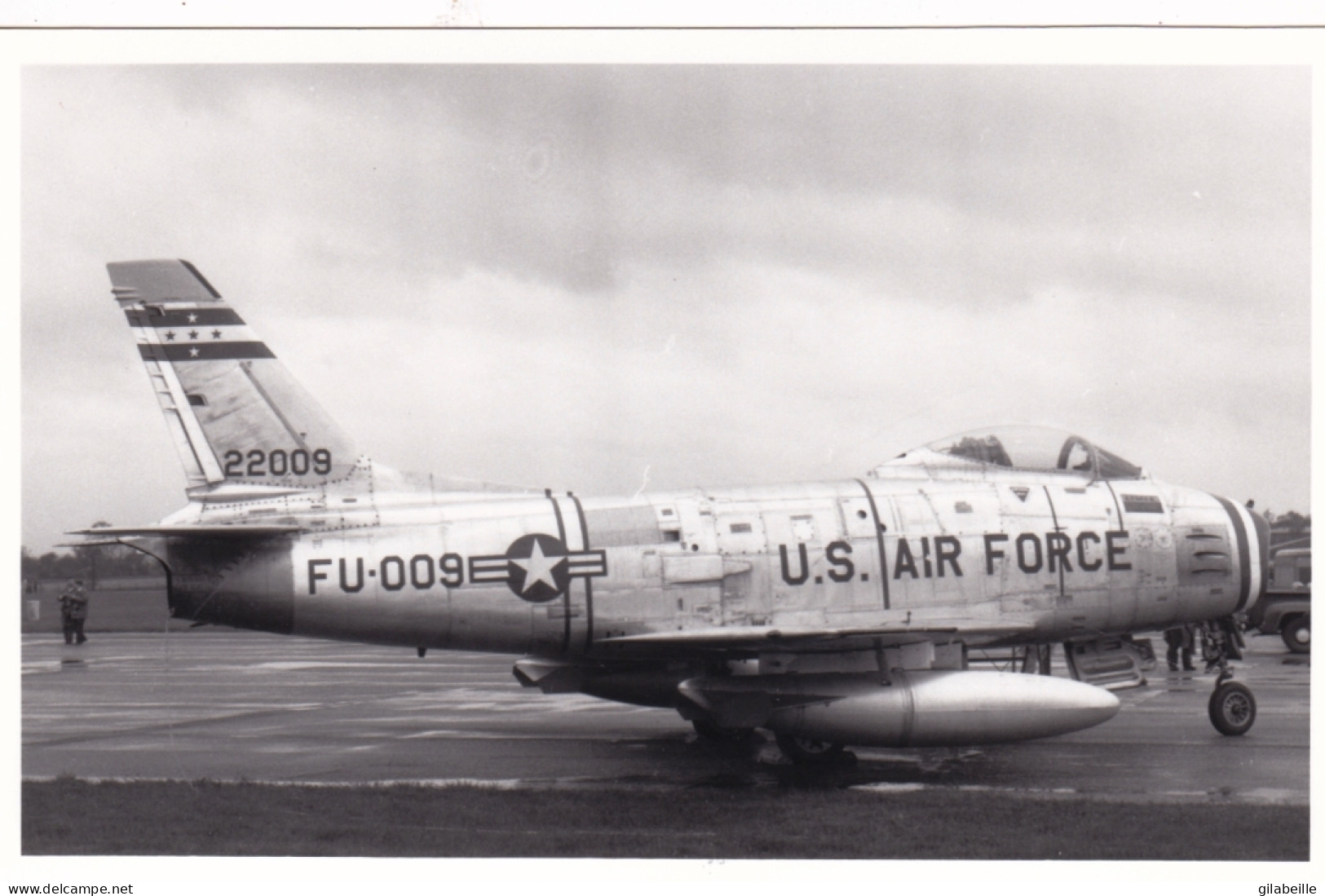 Photo Originale - Aviation - Militaria - Avion North American F-86 Sabre - US AIR FORCE - Luftfahrt