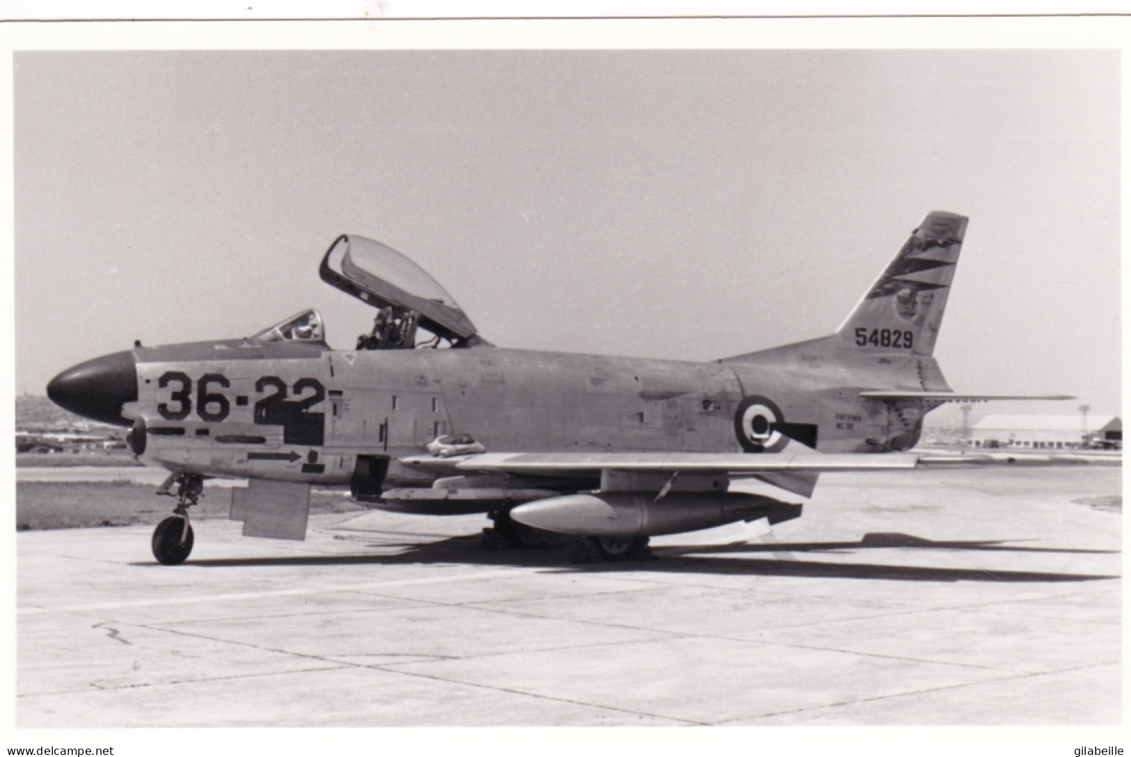 Photo Originale - Aviation - Militaria - Avion North American F-86 Sabre  - Luftfahrt