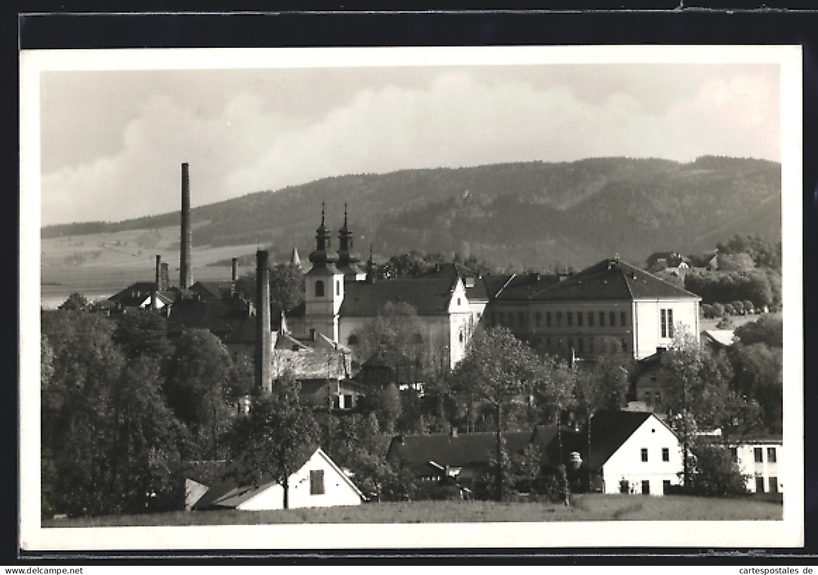 AK Vamberk, Blick Zur Kirche  - Czech Republic