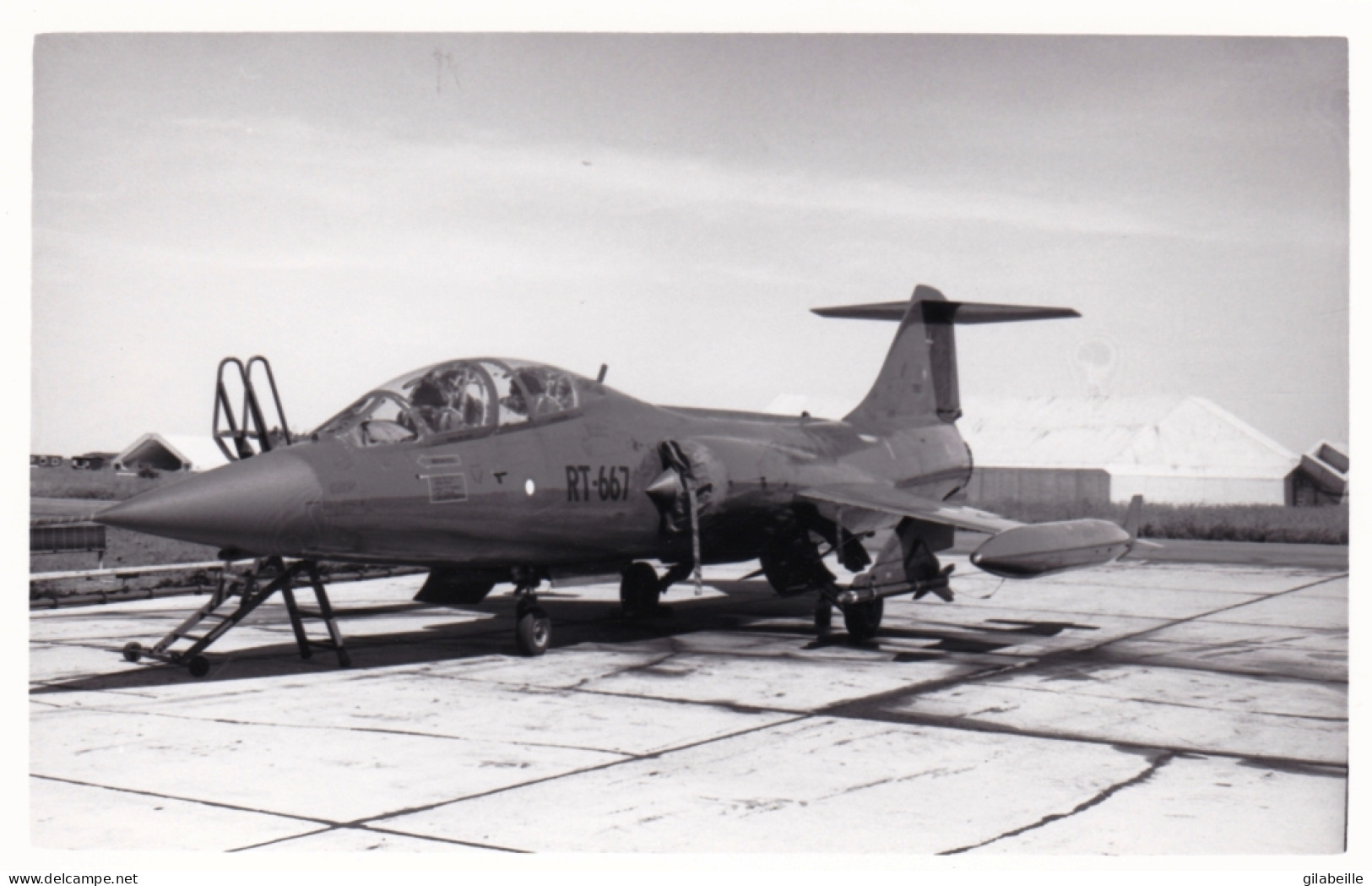 Photo Originale - Aviation - Militaria - Avion Lockheed F-104 Starfighter  - Aviación