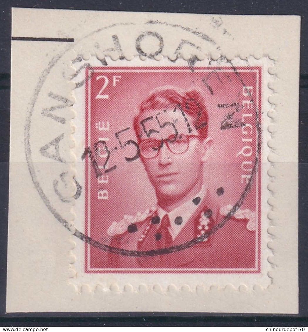 Timbres ROI BAUDOUIN TYPE MARCHAND CACHET GANSHOREN - Gebruikt