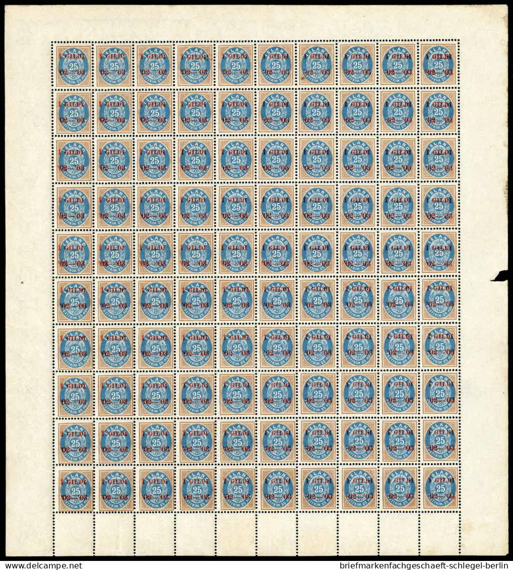 Island, 1902, 31 B (100), Postfrisch - Andere & Zonder Classificatie