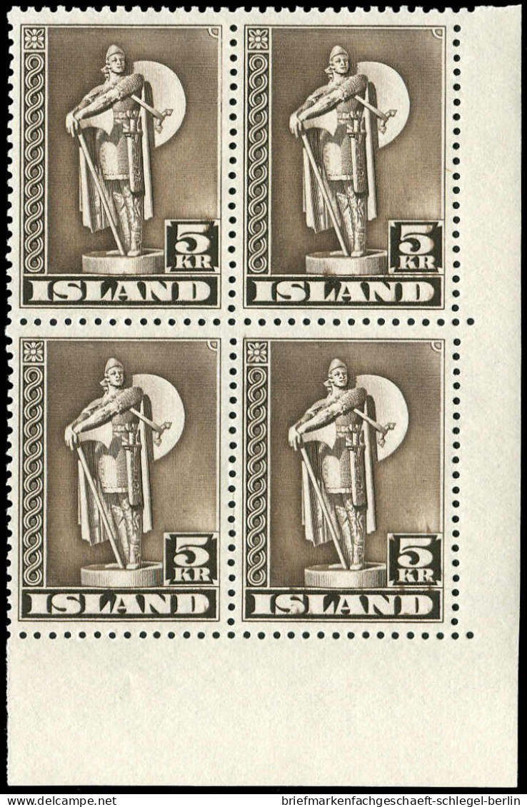 Island, 1943, 230 E (4), Postfrisch - Sonstige & Ohne Zuordnung