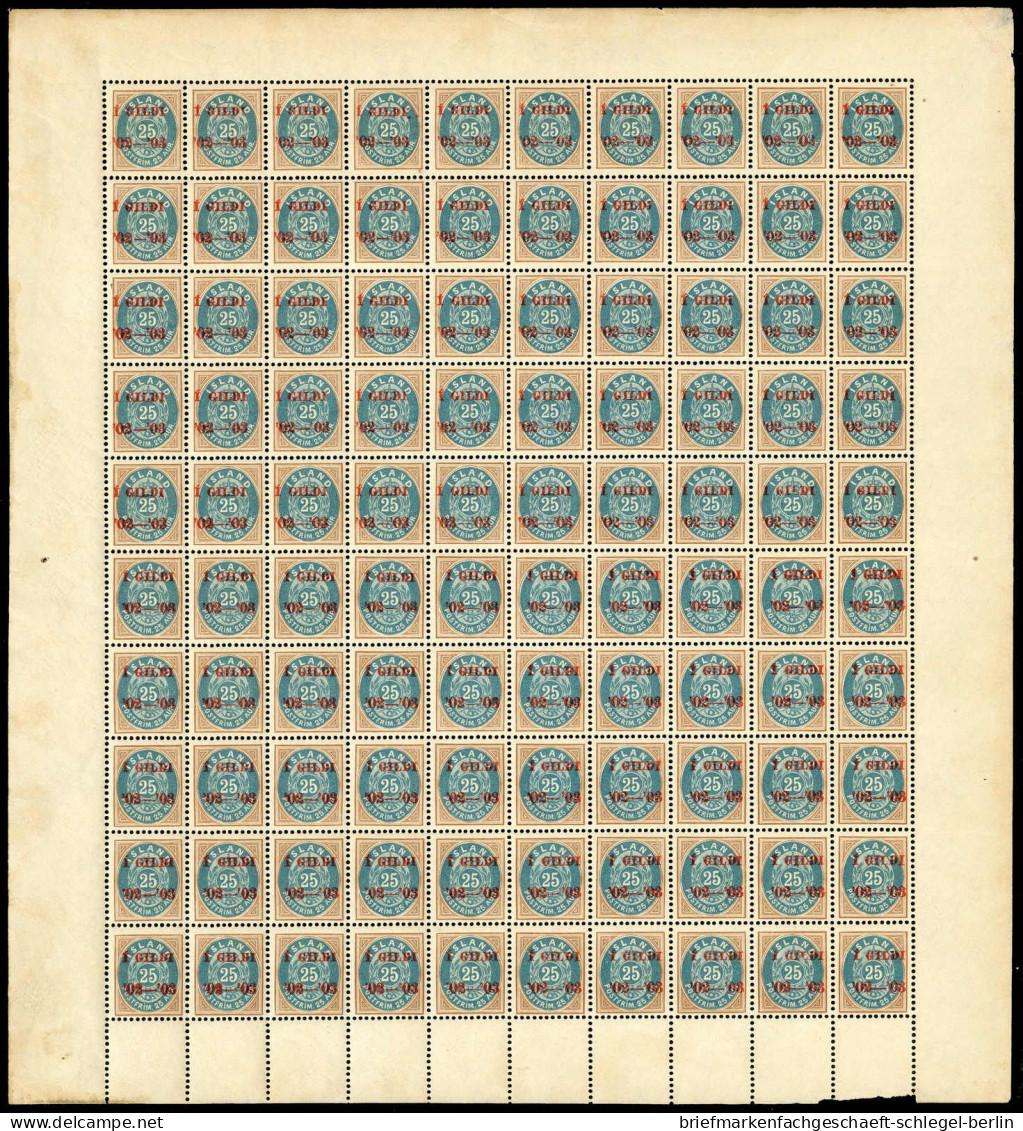 Island, 1902, 31 B (100), Postfrisch - Autres & Non Classés