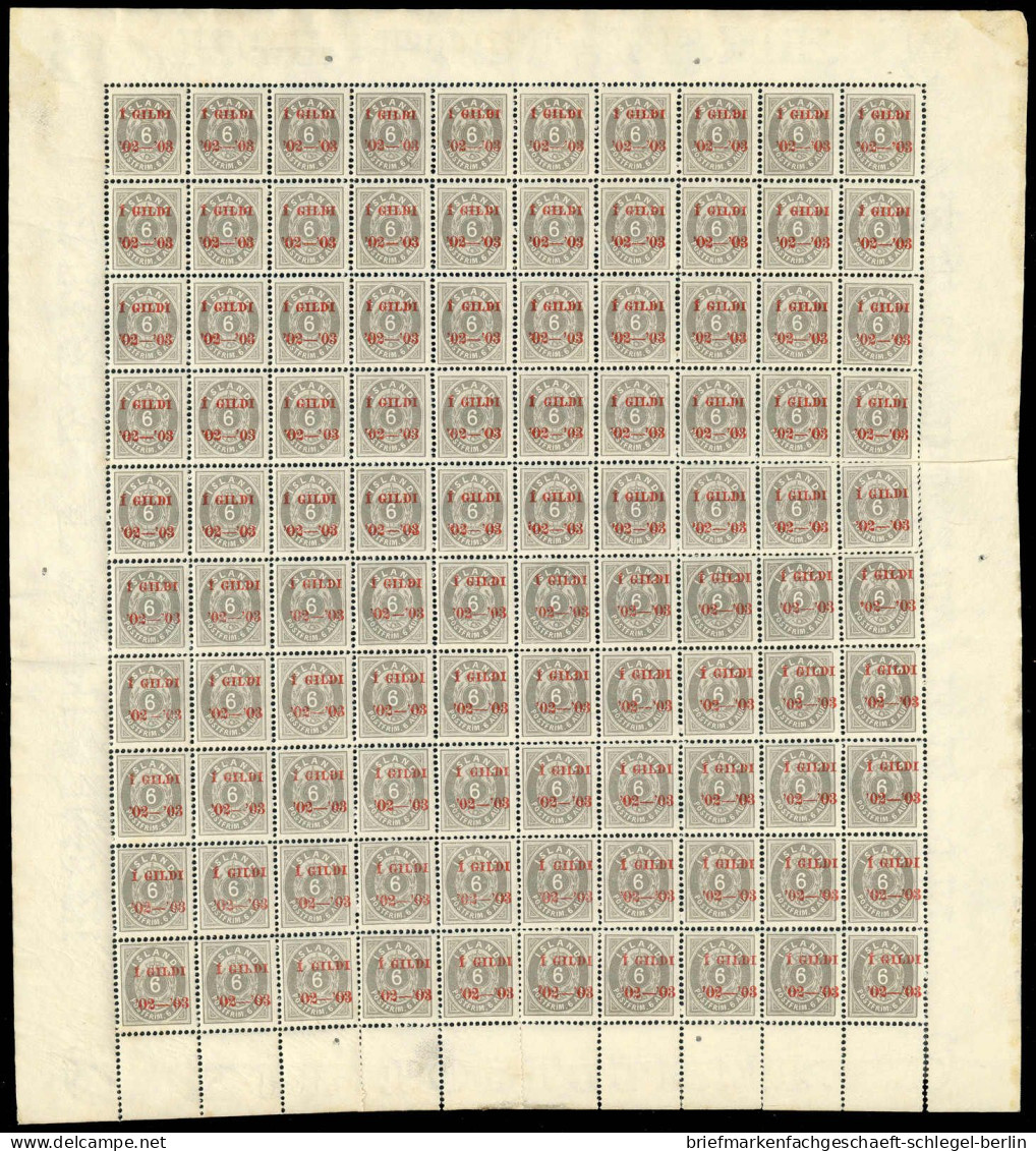 Island, 1902, 27 B (100), Postfrisch - Andere & Zonder Classificatie