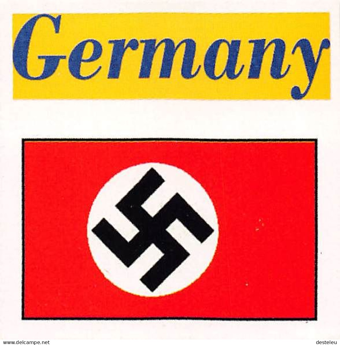 Flag Chromo - Germany - 5 X 5 Cm - Autres & Non Classés