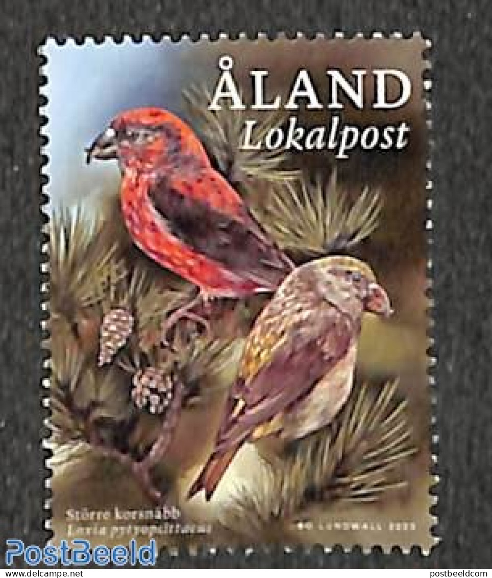 Aland 2023 Parrot Crossbill 1v, Mint NH, Nature - Birds - Aland