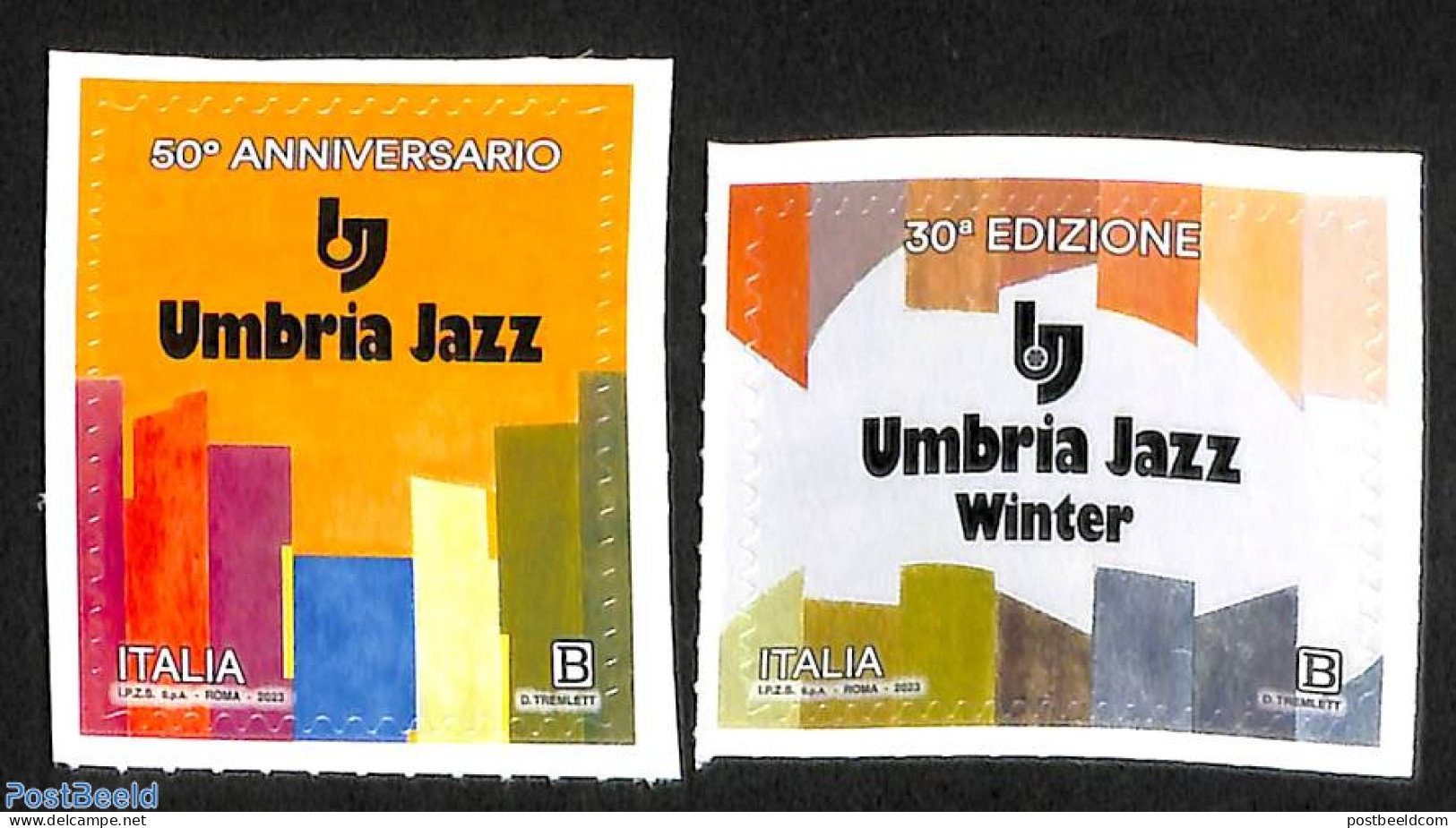 Italy 2023 Umbria Jazz Festival 2v S-a, Mint NH, Performance Art - Jazz Music - Music - Autres & Non Classés