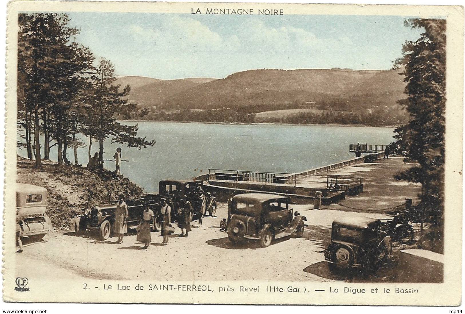 1M1 --- 31 Le Lac De St Ferréol, Près Revel - La Digue Et Le Bassin - Revel